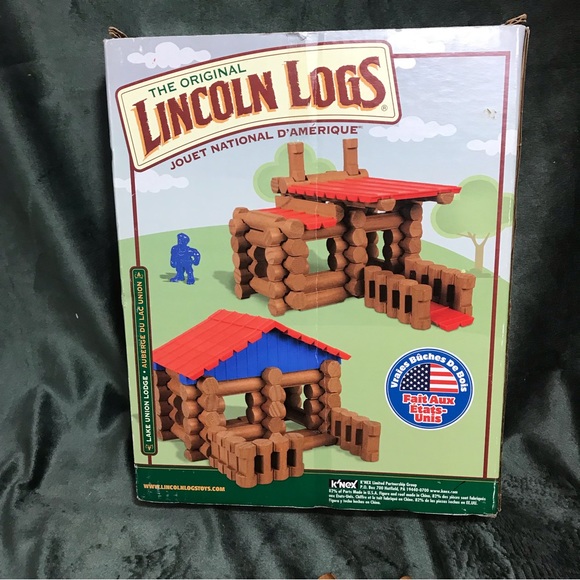 The Original Lincoln Logs Lake Union Lodge By K’nex Hasbro Toys Missing Parts - Picture 4 of 13